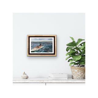 Paddling Into the Blue - Fine Art Print